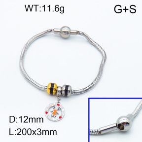 SS Bracelet  3B3002276ahlv-066