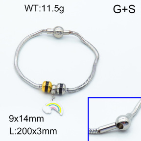 SS Bracelet  3B3002278ahlv-066