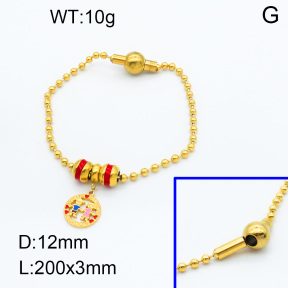 SS Bracelet  3B3002287vhmv-066