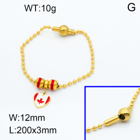 SS Bracelet  3B3002289vhmv-066