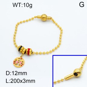 SS Bracelet  3B3002295vhmv-066