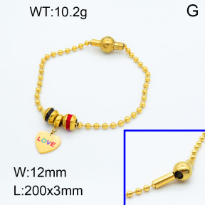 SS Bracelet  3B3002297vhmv-066