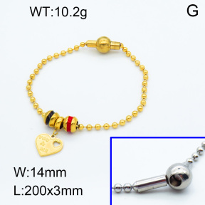 SS Bracelet  3B3002303vhmv-066