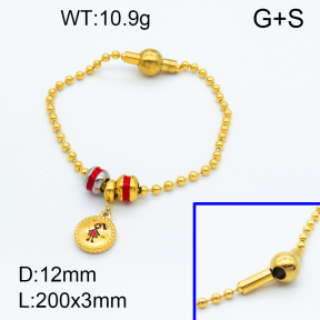 SS Bracelet  3B3002307vhll-066