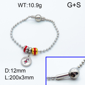 SS Bracelet  3B3002308vhkl-066