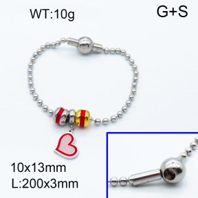 SS Bracelet  3B3002312vhkl-066