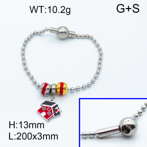 SS Bracelet  3B3002314vhkl-066