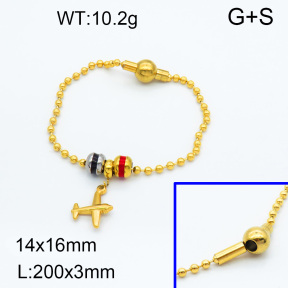 SS Bracelet  3B3002315vhll-066