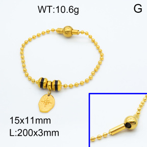 SS Bracelet  3B3002323vhmv-066