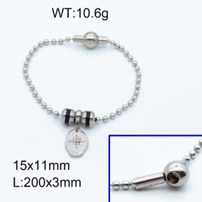 SS Bracelet  3B3002324ahlv-066