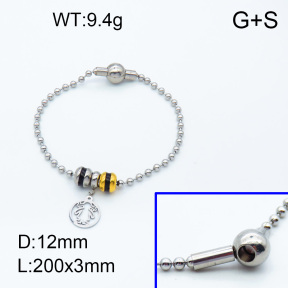 SS Bracelet  3B3002332bhjl-066