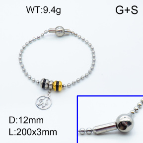 SS Bracelet  3B3002334bhjl-066