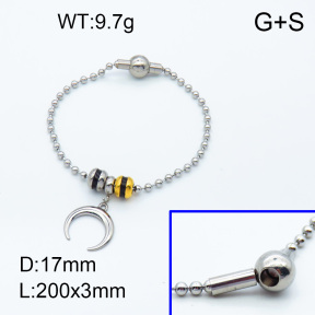 SS Bracelet  3B3002336vhkl-066