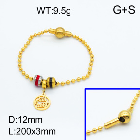 SS Bracelet  3B3002339vhkl-066