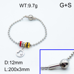 SS Bracelet  3B3002342bhjl-066