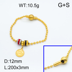 SS Bracelet  3B3002343vhll-066