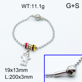 SS Bracelet  3B3002348vhkl-066