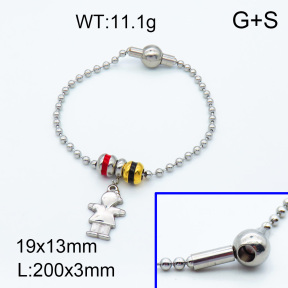 SS Bracelet  3B3002350vhkl-066