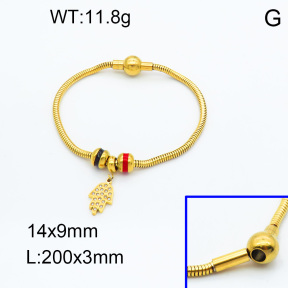 SS Bracelet  3B4002057vhnv-066