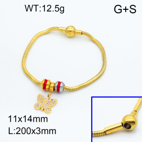 SS Bracelet  3B4002061vhml-066