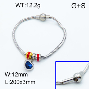 SS Bracelet  3B4002064vhll-066