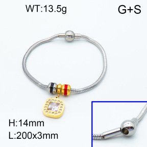 SS Bracelet  3B4002066vhmv-066