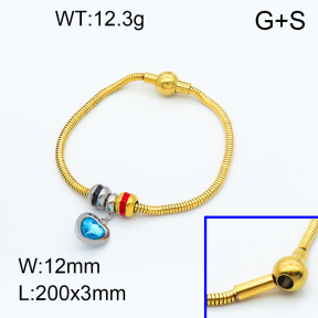 SS Bracelet  3B4002067vhmv-066