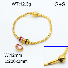 SS Bracelet  3B4002071vhml-066