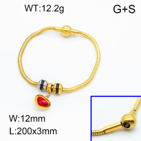 SS Bracelet  3B4002075vhml-066