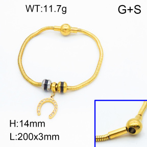 SS Bracelet  3B4002077vhml-066