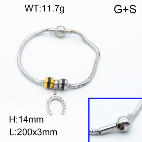 SS Bracelet  3B4002078vhll-066