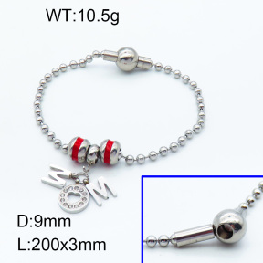 SS Bracelet  3B4002084vhnl-066