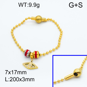 SS Bracelet  3B4002087vhmv-066