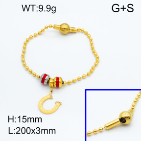 SS Bracelet  3B4002089vhmv-066