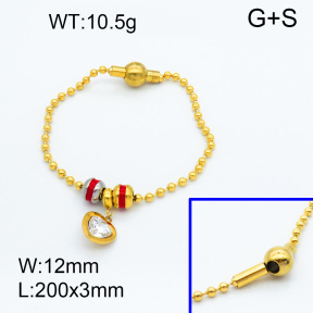 SS Bracelet  3B4002093vhmv-066