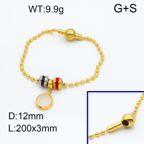 SS Bracelet  3B4002095vhll-066