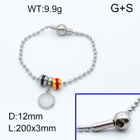 SS Bracelet  3B4002096vhkl-066