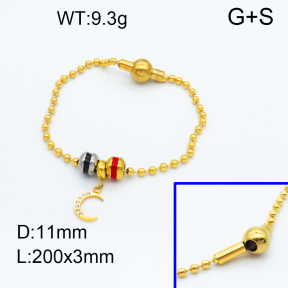 SS Bracelet  3B4002097vhll-066