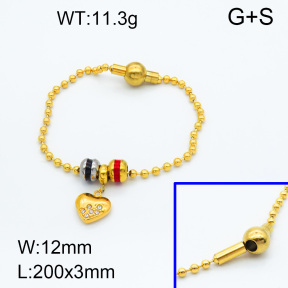 SS Bracelet  3B4002099vhmv-066