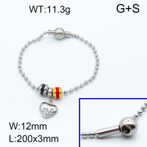 SS Bracelet  3B4002100ahlv-066