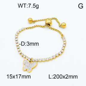 SS Bracelet  3B4002127bhjl-066