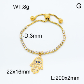 SS Bracelet  3B4002129ahjb-066