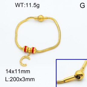 SS Bracelet  3B4002139vhnv-066