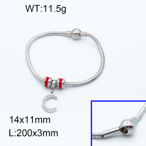 SS Bracelet  3B4002140vhmv-066