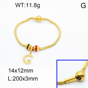 SS Bracelet  3B4002147vhnv-066