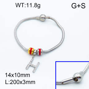 SS Bracelet  3B4002150vhll-066