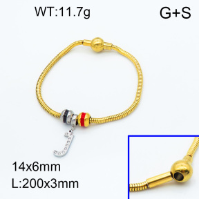 SS Bracelet  3B4002153vhmv-066