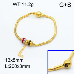 SS Bracelet  3B4002157vhml-066