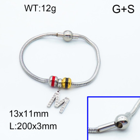 SS Bracelet  3B4002160vhll-066