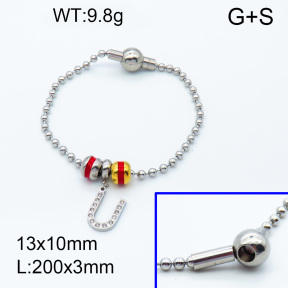 SS Bracelet  3B4002176ahlv-066